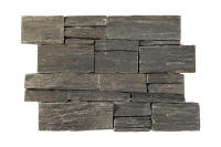 Декоративный камень сланец RKS SLATE Сланец Black Bark Country для эксклюзивной отделки фасада