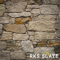Отделочный камень RKS SLATE Sesame Yellow Quartz Castle