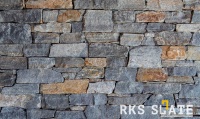 Натуральный камень для фасада RKS SLATE Nordic Blend Strips
