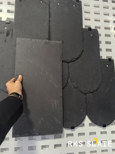 Кровельный сланец Charcoal 400x200 мм — угольная черепица для крыши в Новосибирске