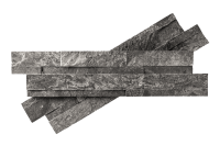 3D мозаика из камня RKS SLATE Кварцит Monsoon Black Rockface